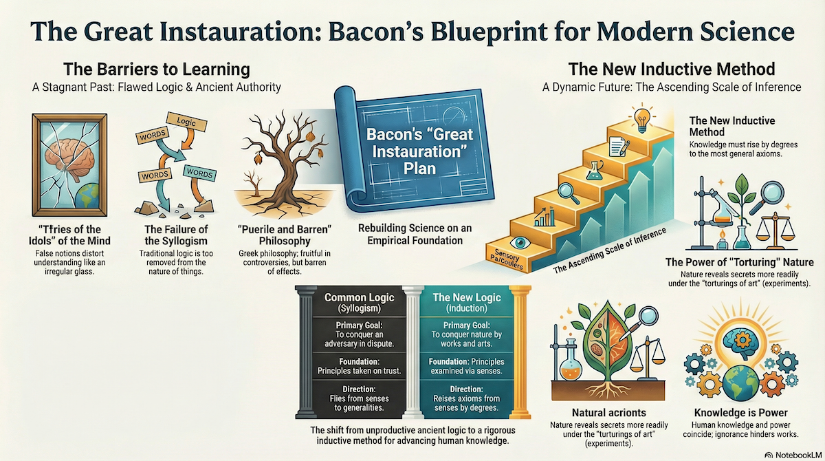 The Great Instauration and the Advancement of Learning